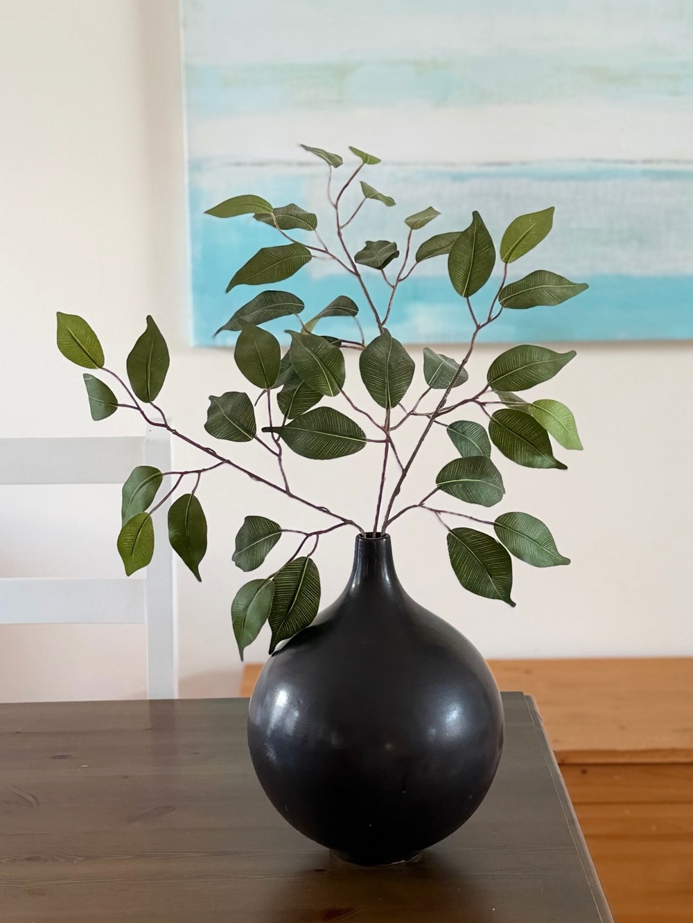 Black Ceramic Vase - Home Accents